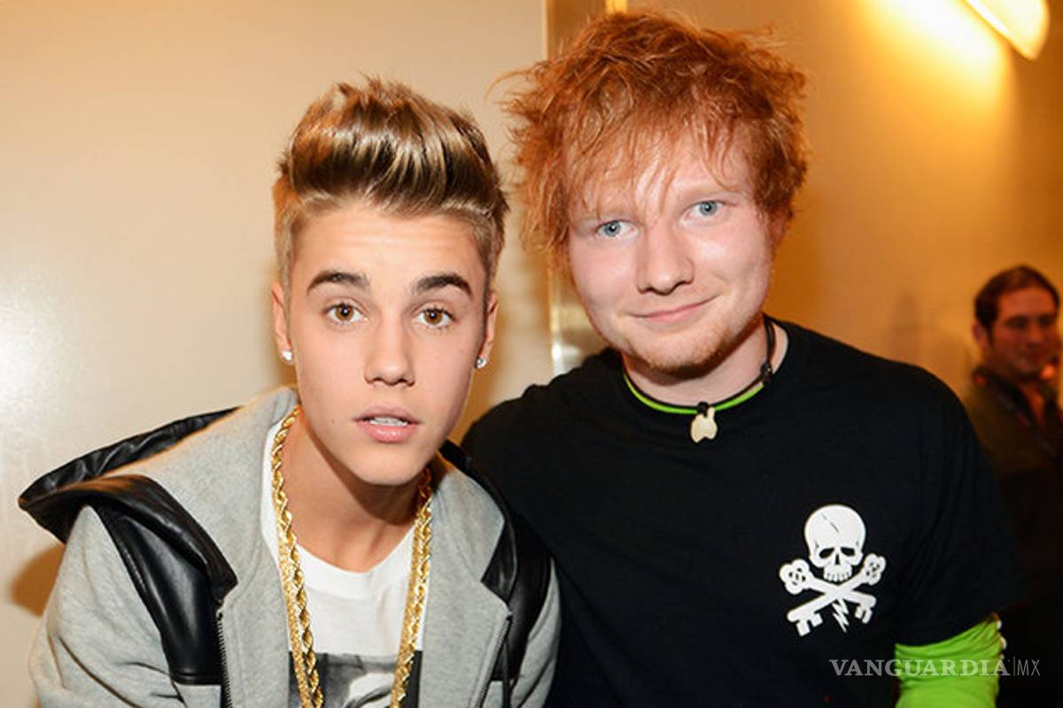Ed Sheeran revela que golpeó a Justin Bieber