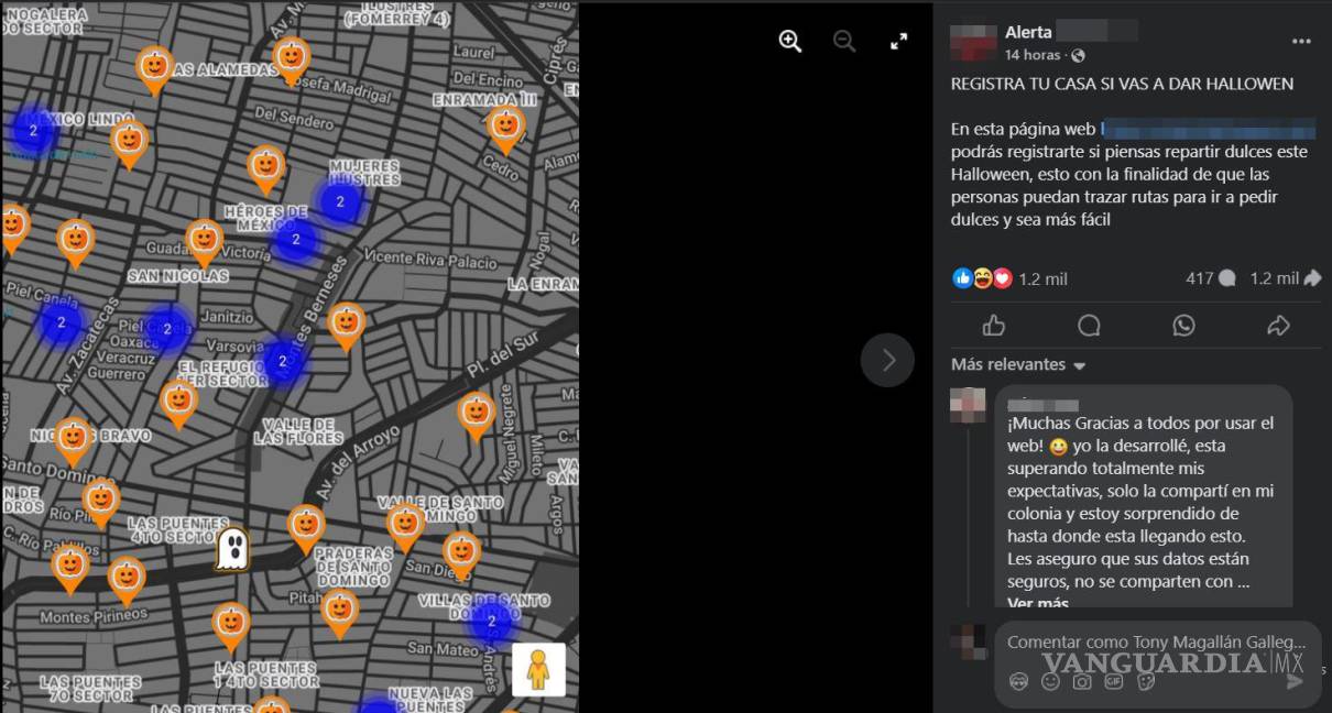 $!Promocionan página para compartir ubicación este Halloween. ¿Repartes dulces? Esto te puede interesar.