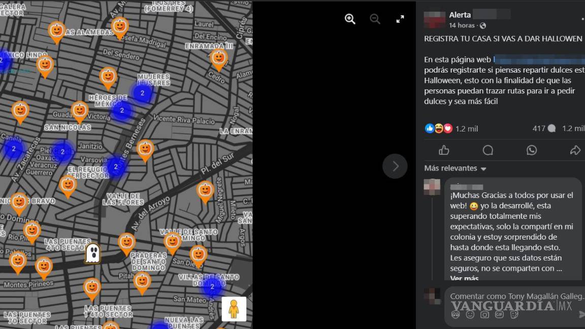 $!Promocionan página para compartir ubicación este Halloween. ¿Repartes dulces? Esto te puede interesar.