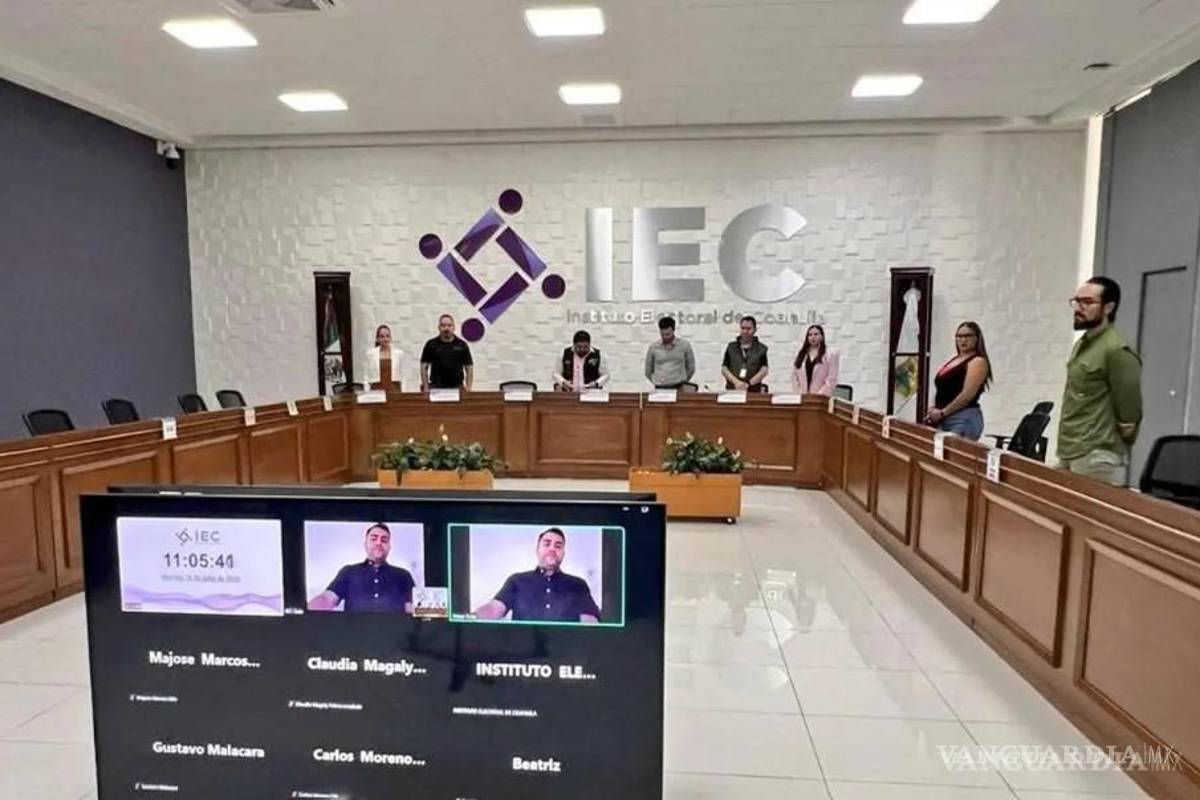 Estima IEC presupuesto de 500 millones para elecciones de 2026 en Coahuila