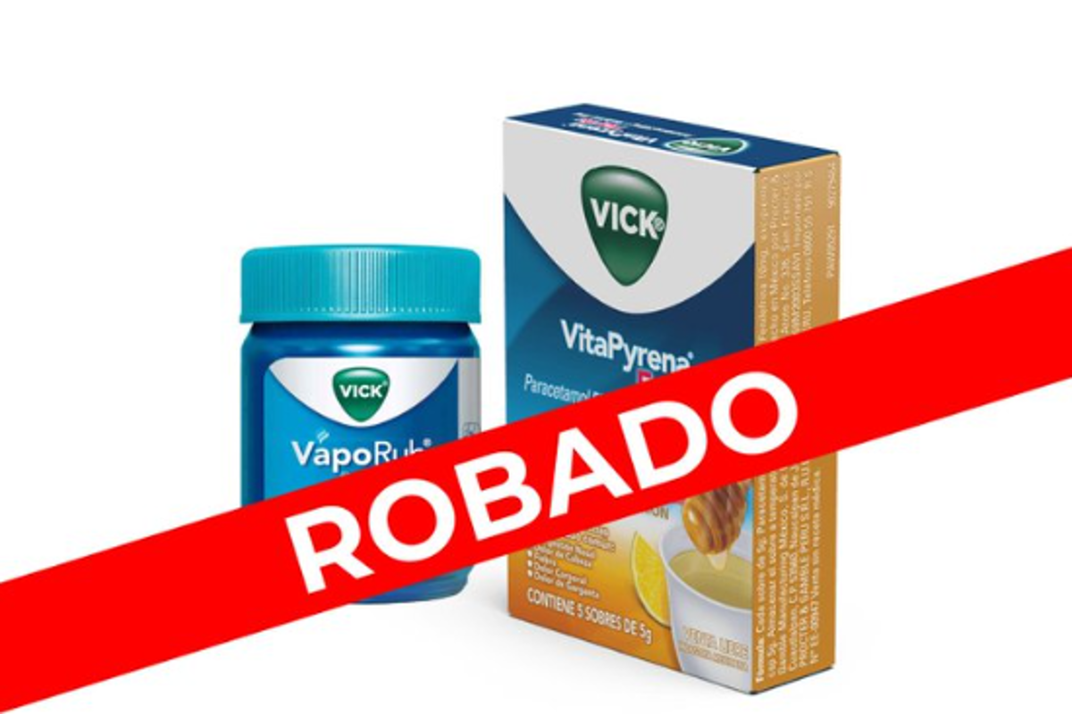 Cofepris emita alerta sanitaria por robo de lotes de Vaporub y VitaPyrena Forte
