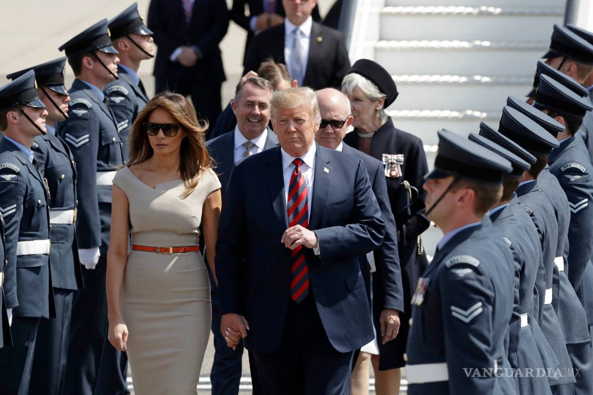 Reino Unido recibe a Trump con Gobierno u en un momento &quot;de máxima debilidad interna”