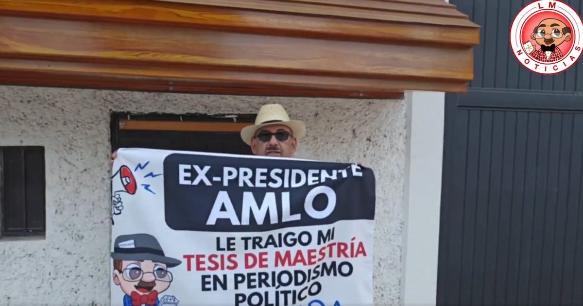 Lord Molécula busca a AMLO en Rancho La Chingada para entregarle su tesis... ¿Lo logró?