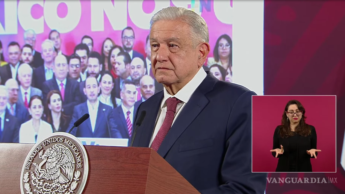 $!AMLO presentó una fotografía de la alianza Va por México donde sale Rubén Moreira junto a Marco Cortés