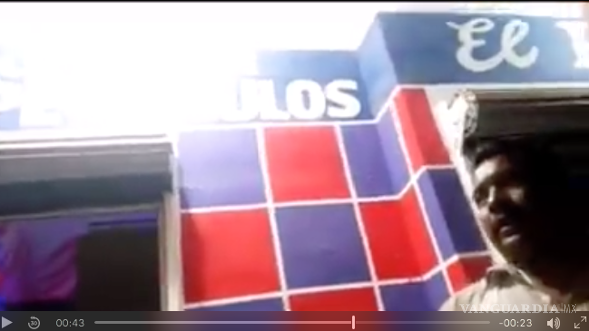 Denuncian en video a inspector ebrio de Monclova