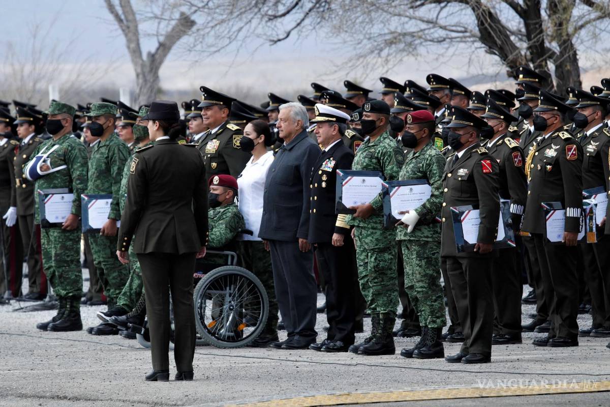 Coahuila: ‘Jamás daré la orden de que se reprima al pueblo’, dice AMLO en Aniversario del Ejército
