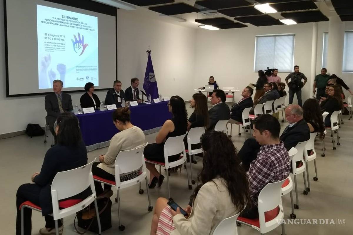 Da inicio seminario de grupo de trabajo de defensores de derechos humanos y periodistas