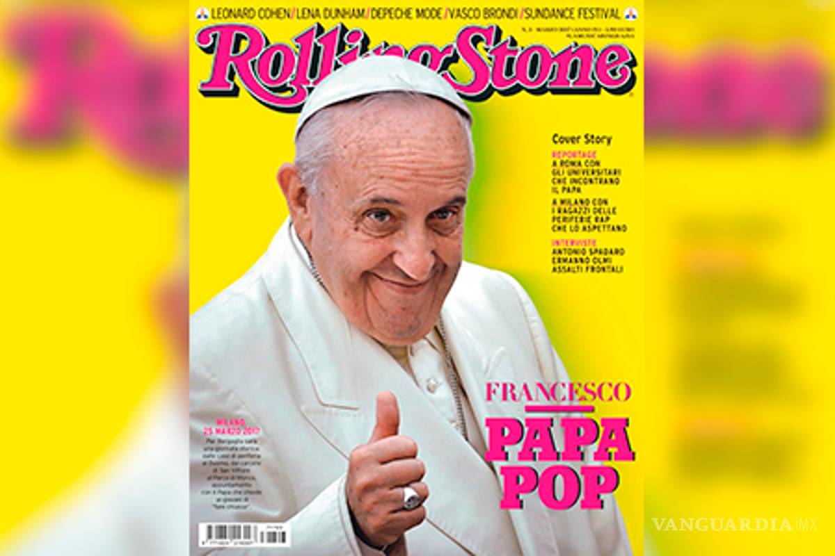 'Papa pop': Papa Francisco conquista la portada de Rolling Stone en Italia