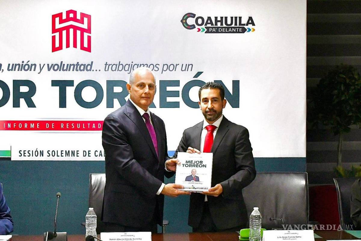 Torreón: alcalde Román Cepeda destaca seguridad e inversión al entregar su Primer Informe