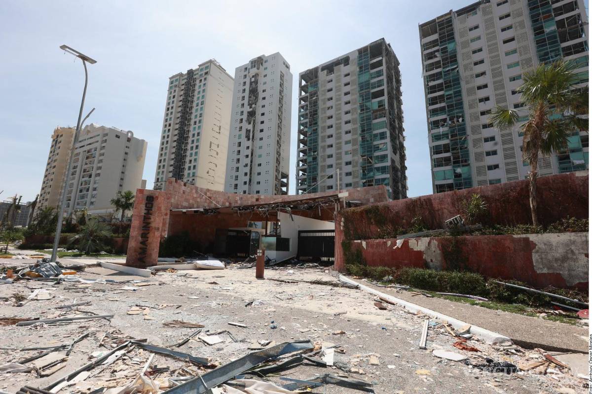 Esperan que tarde 5 años la reconstrucción de Acapulco