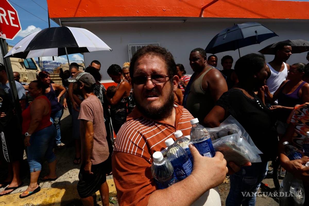 Faltan agua y alimentos en Puerto Rico tras el huracán María
