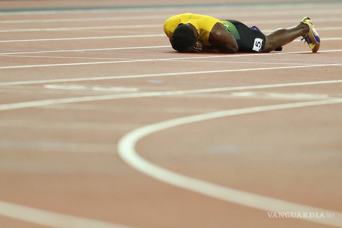 Amargo final: Bolt se lesiona en su última carrera