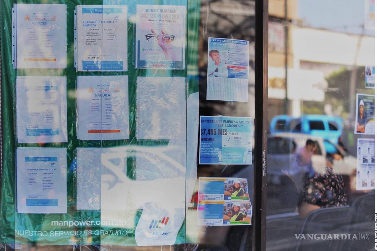 Predominan salarios de 10 mil a 20 mil pesos durante 2024