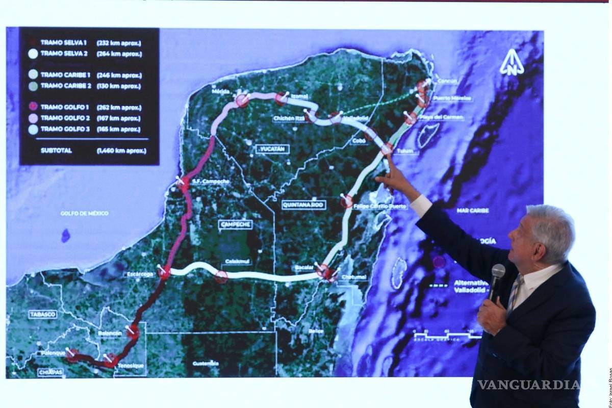 SCT: próxima semana banderazo de obras del Tren Maya