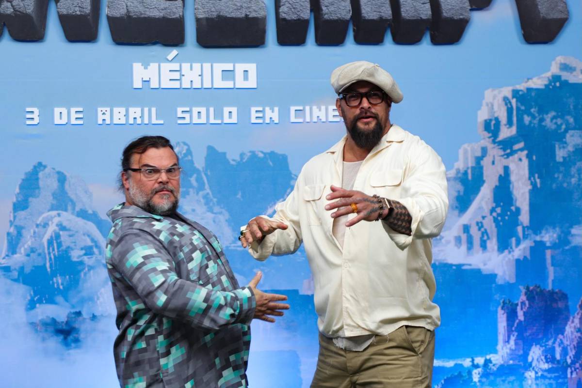¡Presentan ‘Minecraft’ al público mexicano! Traen Jason Momoa y Jack Black su mundo ‘cuadrado’ a los cines