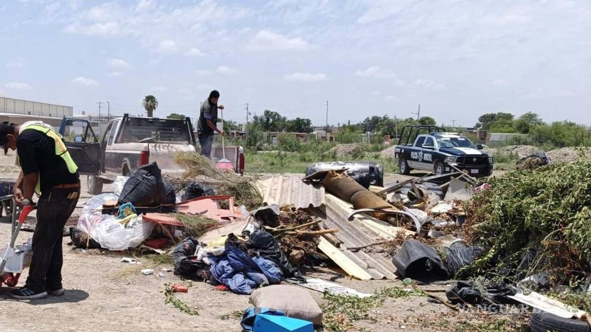 Concluye campaña de descacharrización en cinco colonias de Sabinas