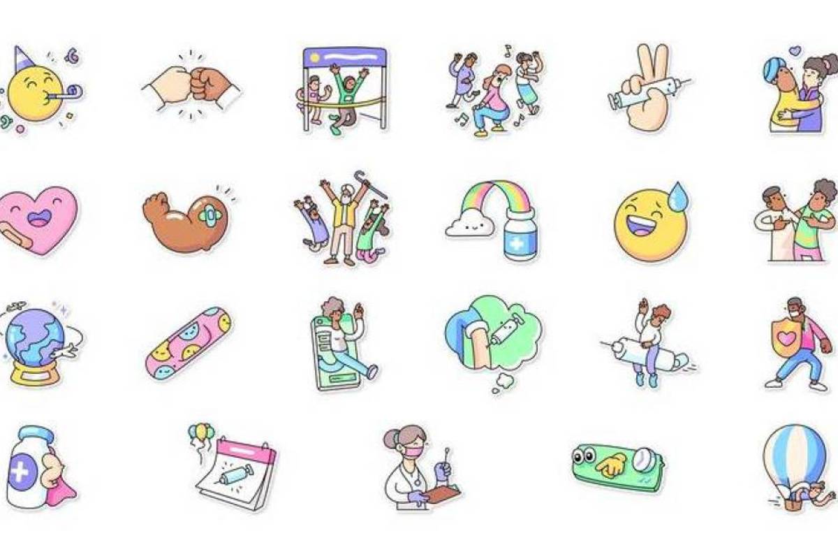 Nuevos stikers de WhatsApp para expresar tus sentimientos sobre las vacunas contra el COVID-19