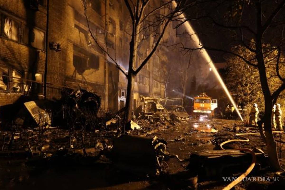 Trece muertos deja la explosión de avión militar ruso en área residencial; incluidos tres niños