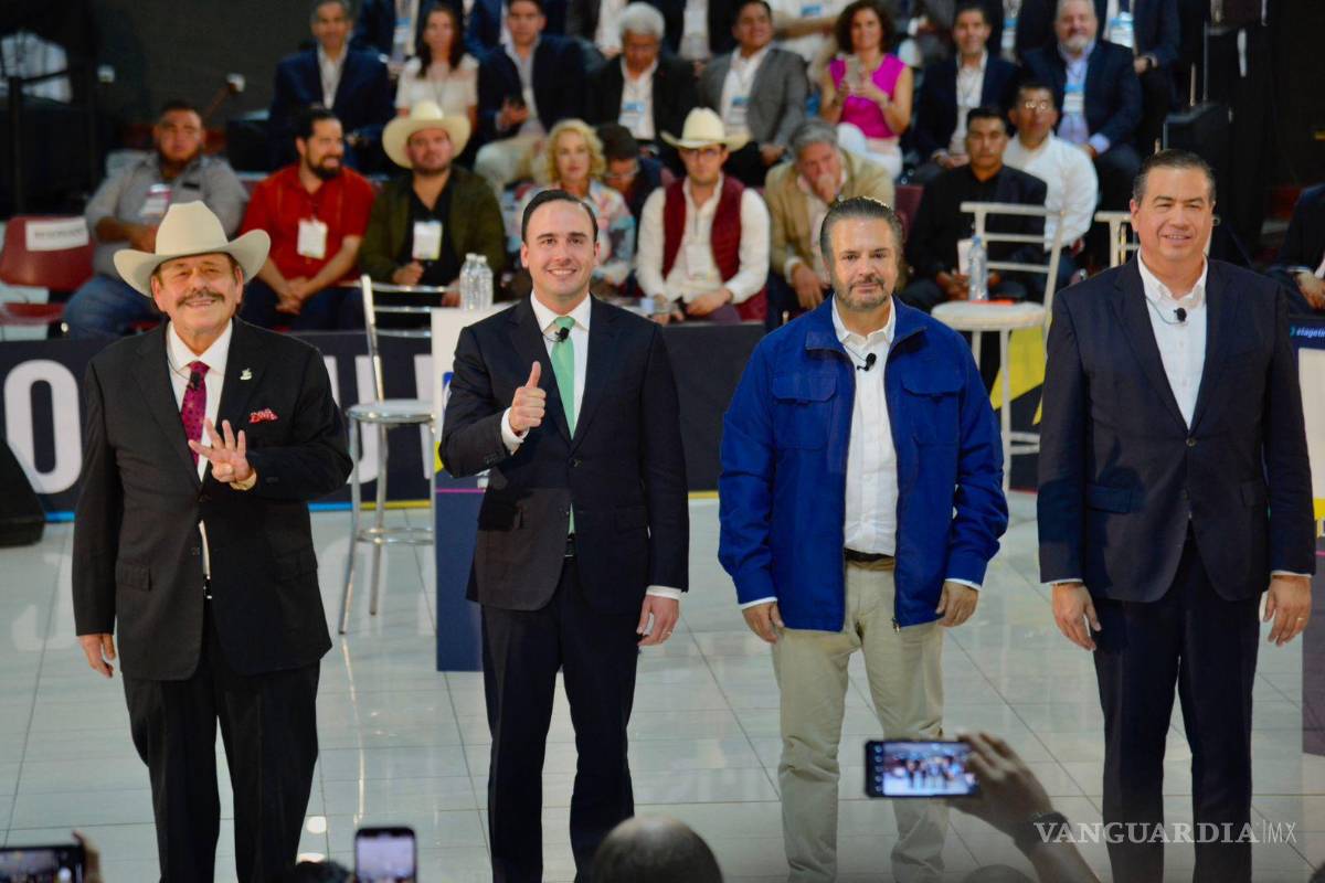 Debate Coahuila 2023: Centran señalamientos a Manolo Jiménez; candidatos repiten propuestas