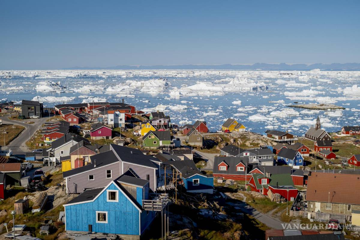 $!La ciudad de Ilulissat, Groenlandia. El presidente electo Donald Trump ha hablado repetidamente de su deseo de apoderarse de Groenlandia.