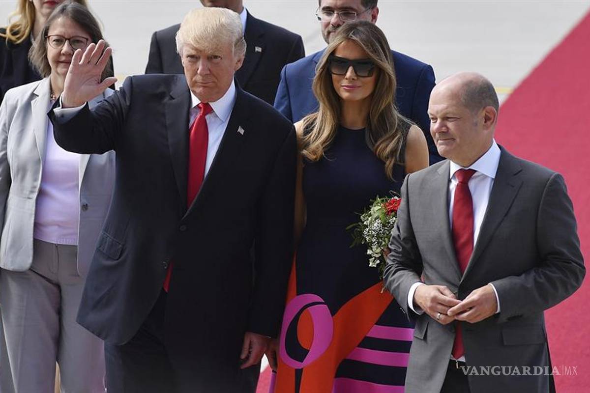 Trump llega a Hamburgo para participar en la cumbre del G20