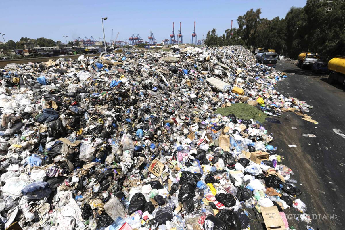 Beirut, una ciudad ahogada en basura