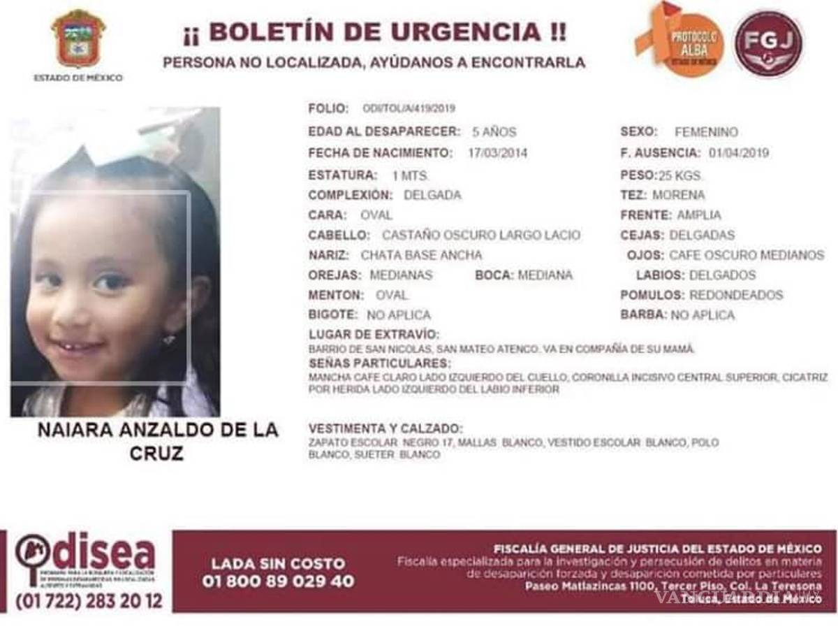 $!Desaparecen dos menores de edad y su madre en Edomex