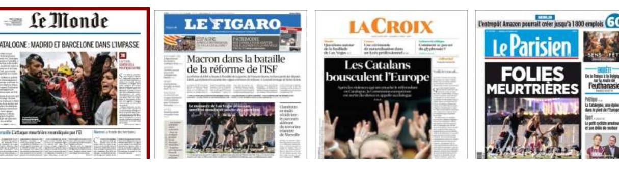 $!La masacre de Las Vegas, según las portadas de los principales periódicos del mundo