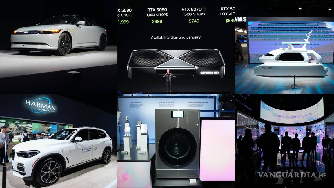 Los anuncios de Nvidia, X, Samsung, Delta, Sony y Volvo son lo más relevantes en la CES 2025