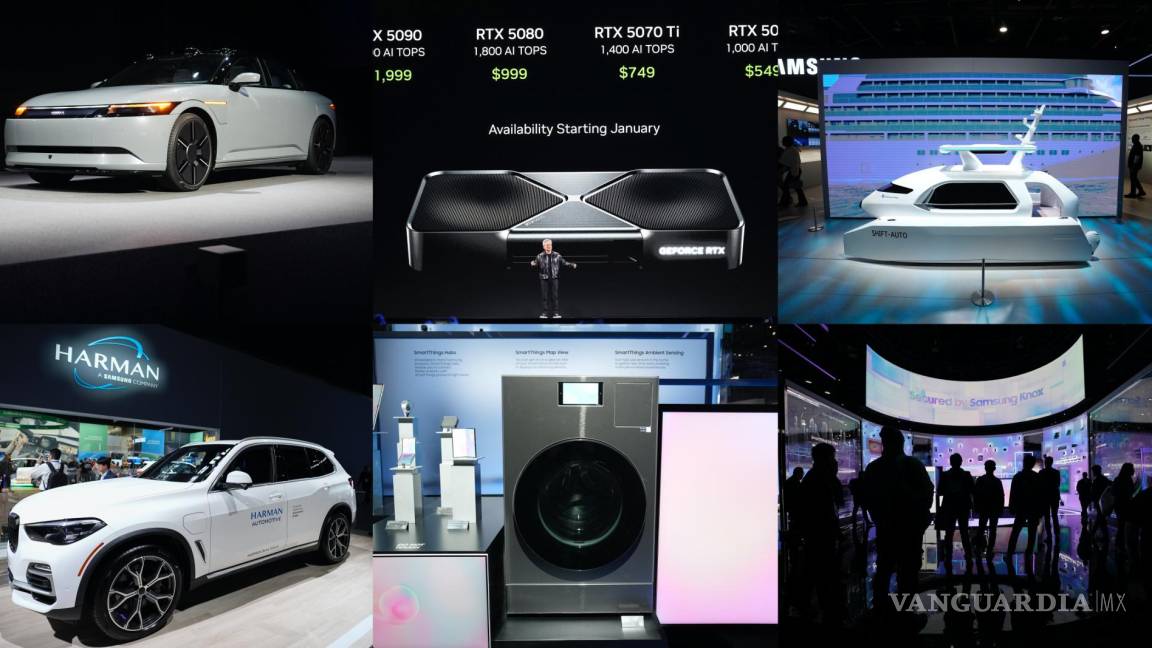 Los anuncios de Nvidia, X, Samsung, Delta, Sony y Volvo son lo más relevantes en la CES 2025