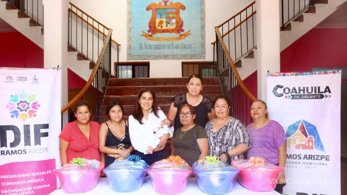 $!El DIF Municipal ha entregado 170 paquetes de apoyo; el único requisito es presentar certificado de nacimiento y que el bebé haya nacido en Ramos Arizpe.