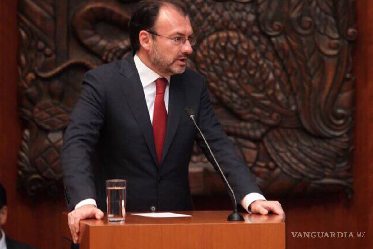 México no reconocería a una Cataluña independiente: Luis Videgaray