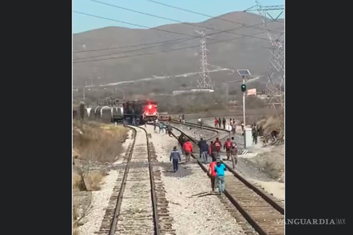 Exhiben robo a trenes de carga en Ramos Arizpe