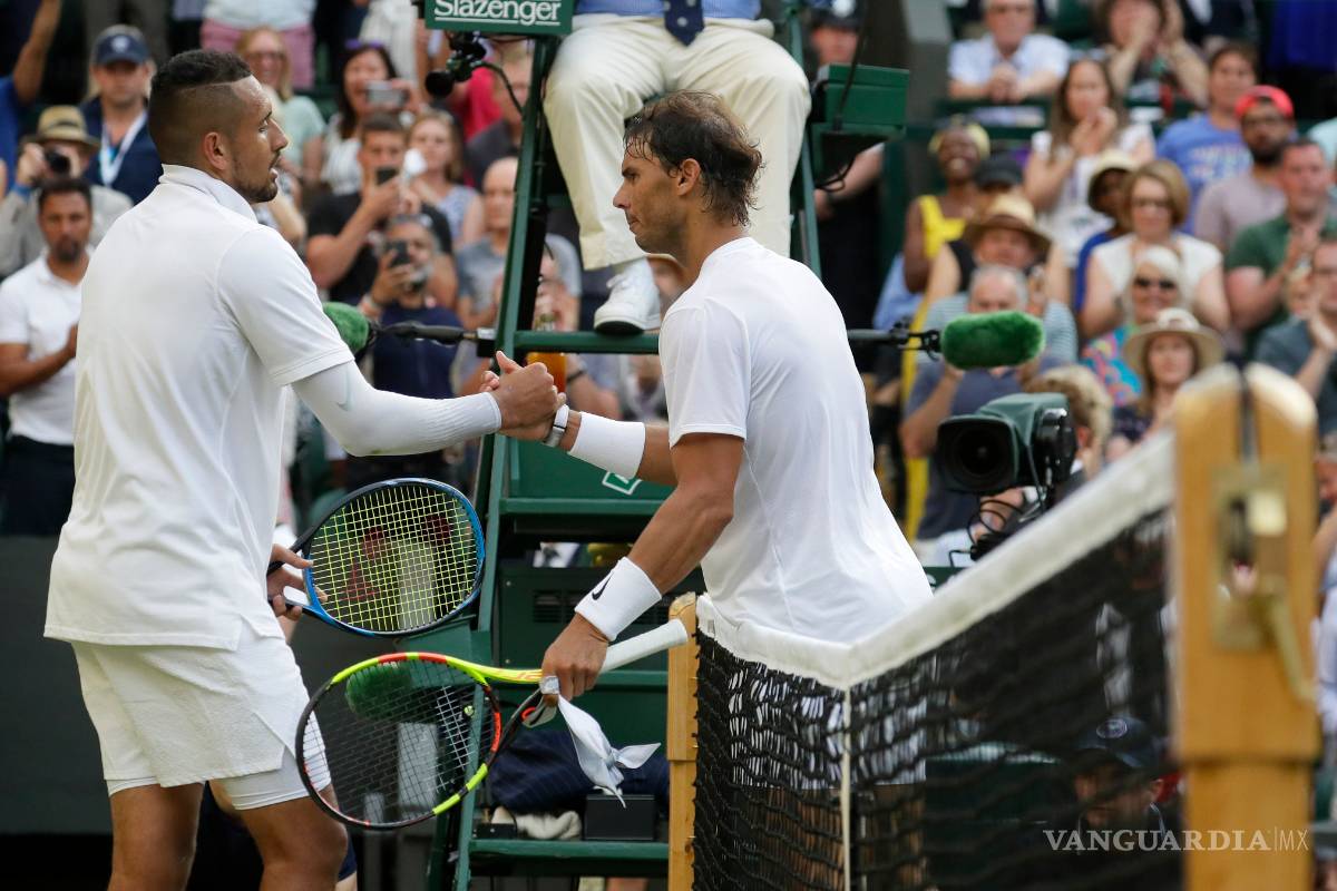$!Nadal vence a Kyrgios y entierra una pesadilla