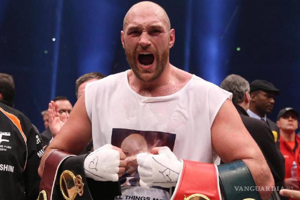 Afirma Tyson Fury que puede vencer “con un brazo atado en la espalda” a Anthony Joshua