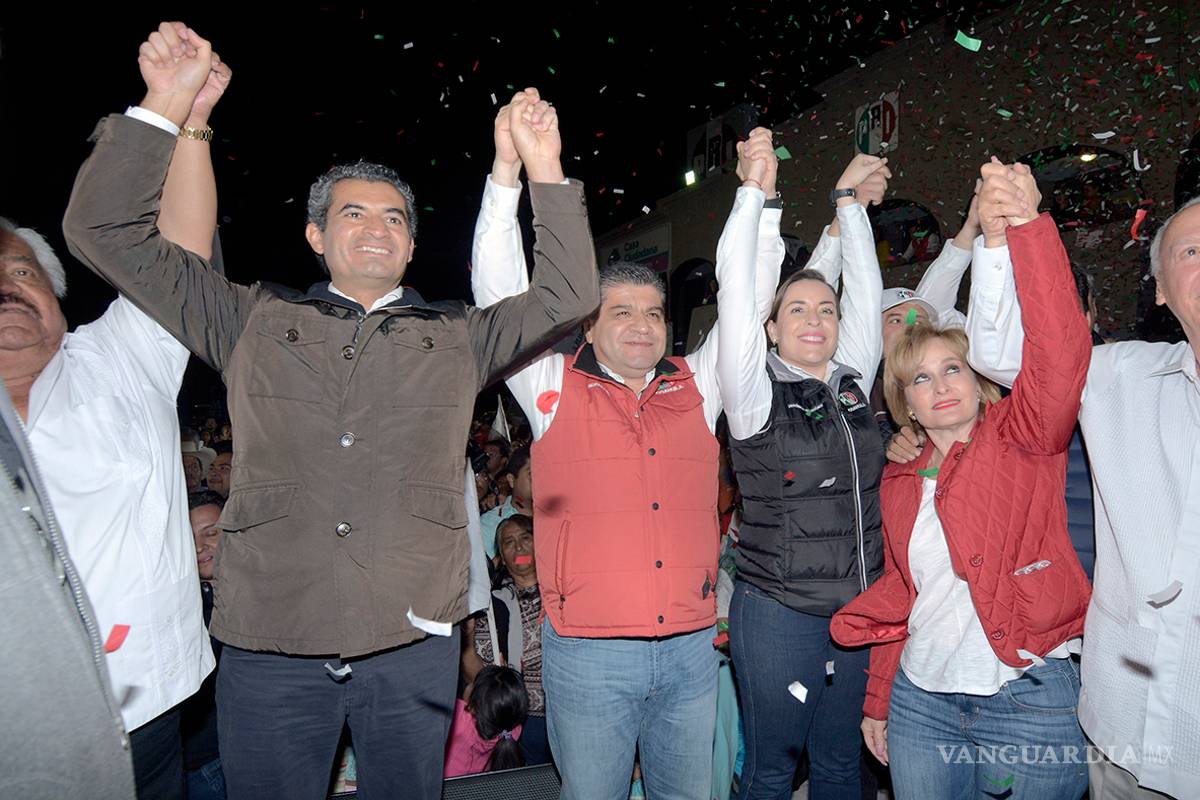 Oficializan candidatura de Riquelme para Coahuila, gana con el 90% de los votos