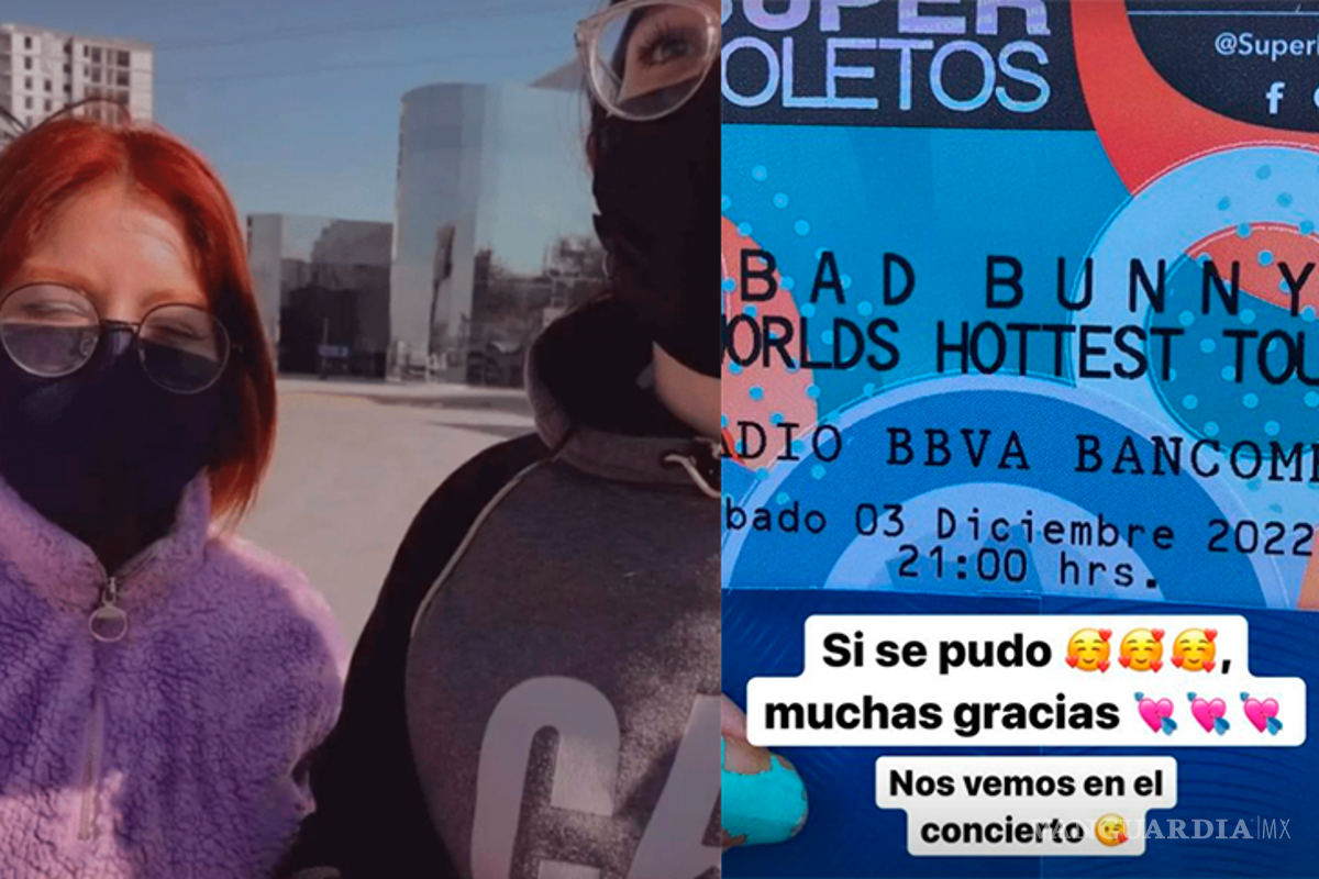 ¡Sí se pudo! jóvenes sin dinero logran comprar boleto para Bad Bunny con donaciones