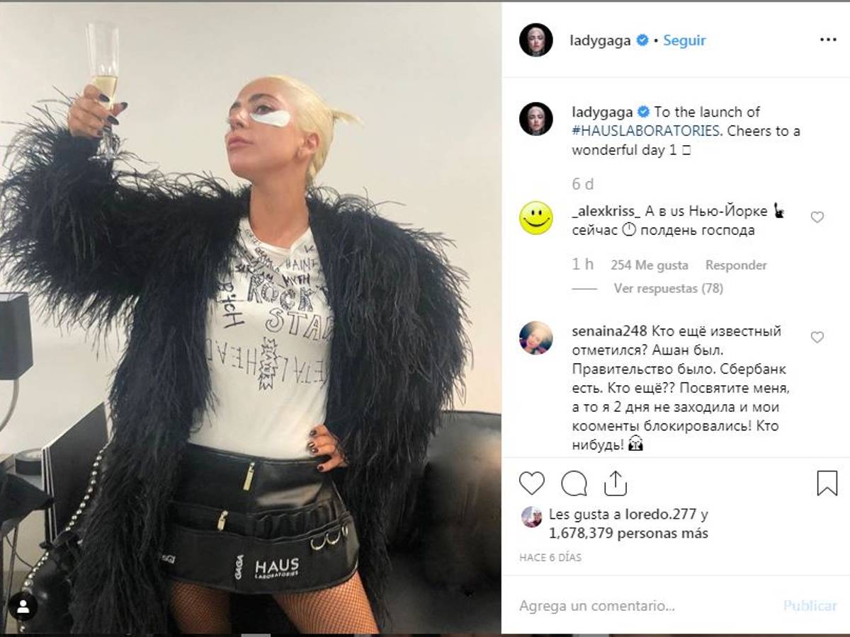 $!Lady Gaga es acosada por fans de Irina Shayk en Instagram