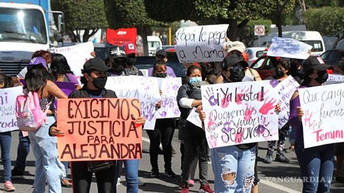 ‘A mamá le pegó papá’; piden justicia para Alejandra, víctima de feminicidio