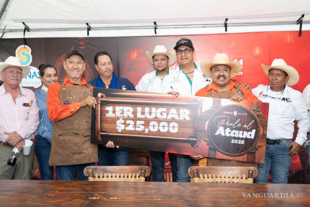 Sabinas se llenó de sabor con el concurso ‘Ponle al Ataúd 2025’