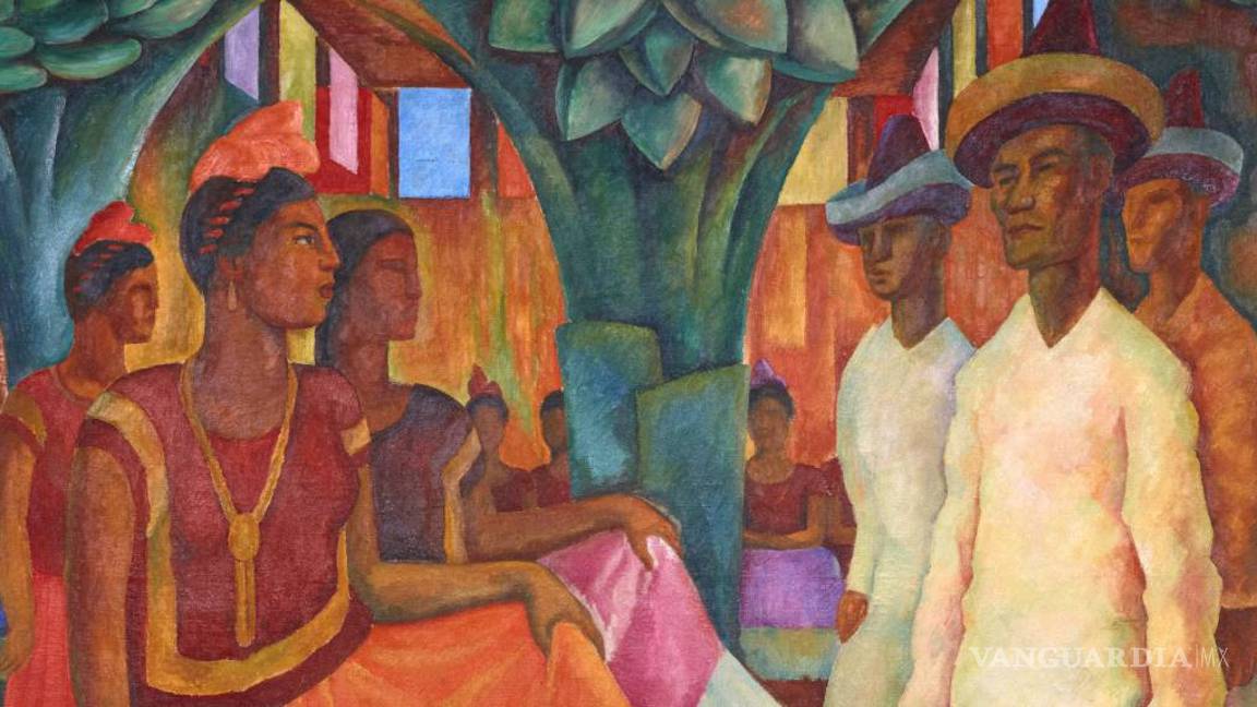 $!"Baile en Tehuantepec” de Diego Rivera fue vendido por 15.7 mdd