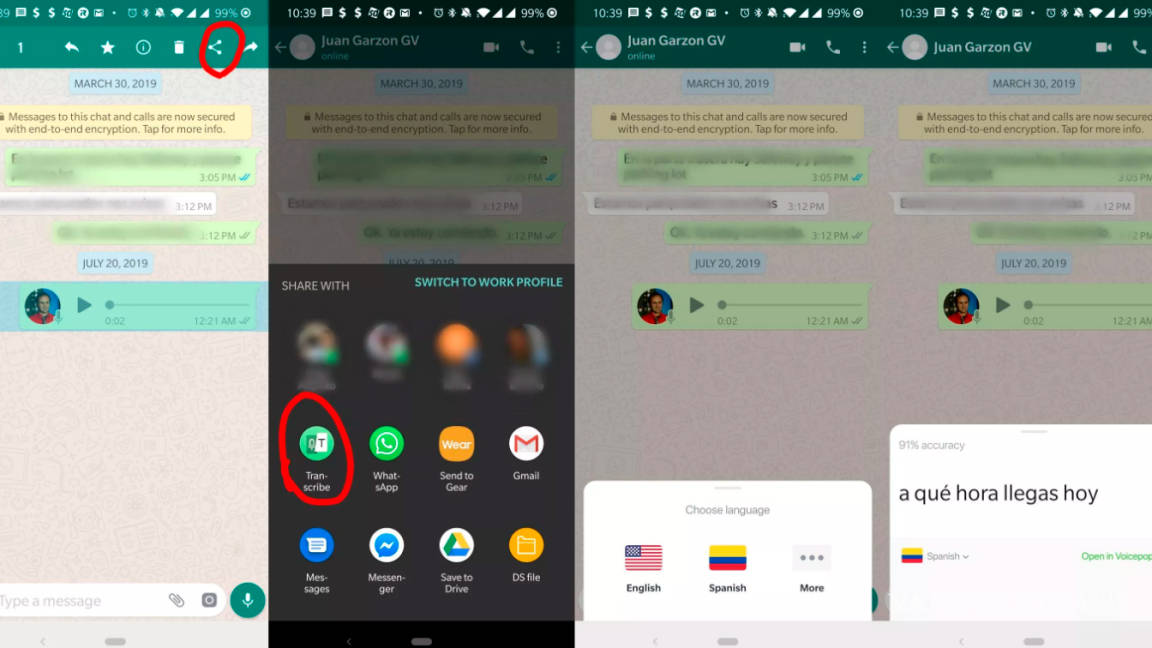 Esta es la app que necesitas para convertir las notas de voz de WhatsApp en texto