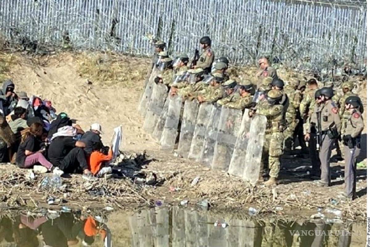 Aumenta tensión entre migrantes y autoridades texanas en frontera de Ciudad Juárez y El Paso