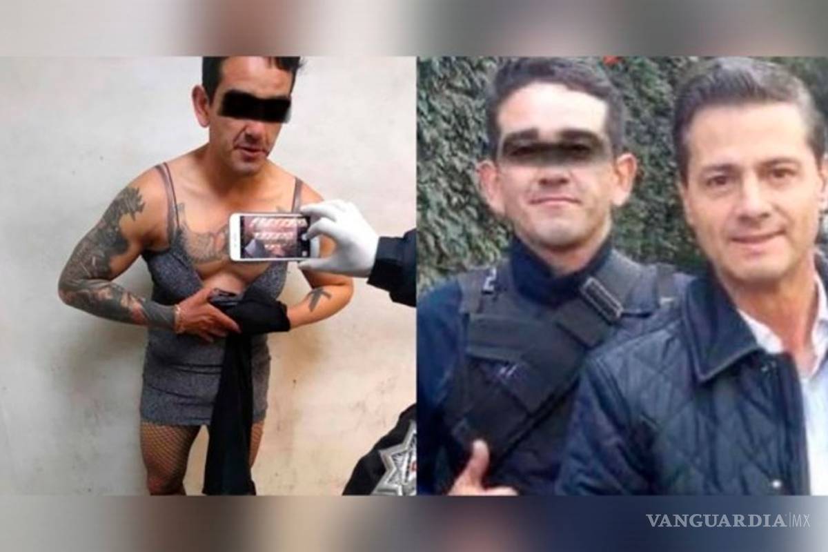Detienen a ex escolta de Peña Nieto... ¡borracho y con vestido de mujer!