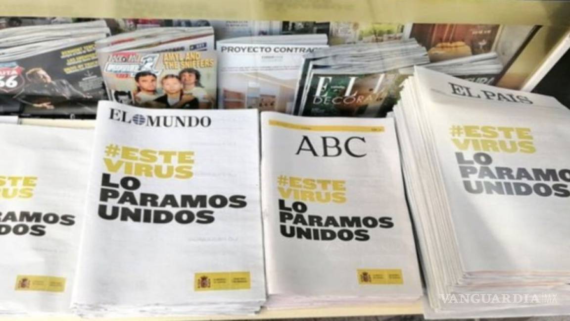 Medios españoles se unen contra el coronavirus