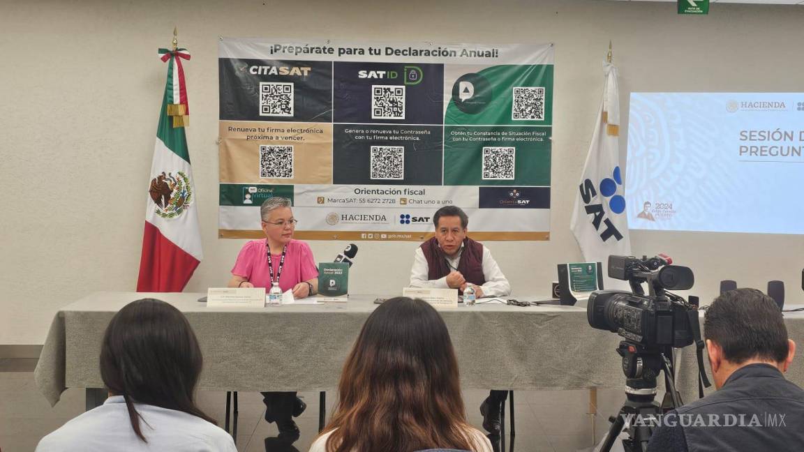 Arranca SAT en Torreón campaña de declaración anual 2023 para personas físicas