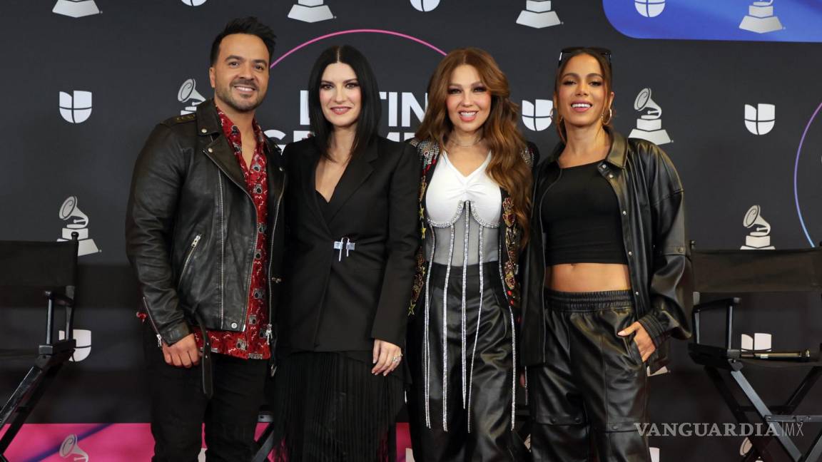 ¡Celebrarán la fiesta de los Latin Grammys Thalía, Laura Pausini, Anitta y Luis Fonsi... desde Las Vegas!
