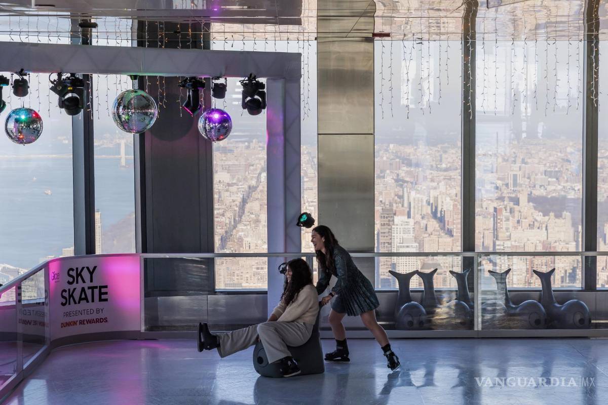 ¿Te gustaría poder patinar sobre el hielo en un rascacielos en Nueva York?