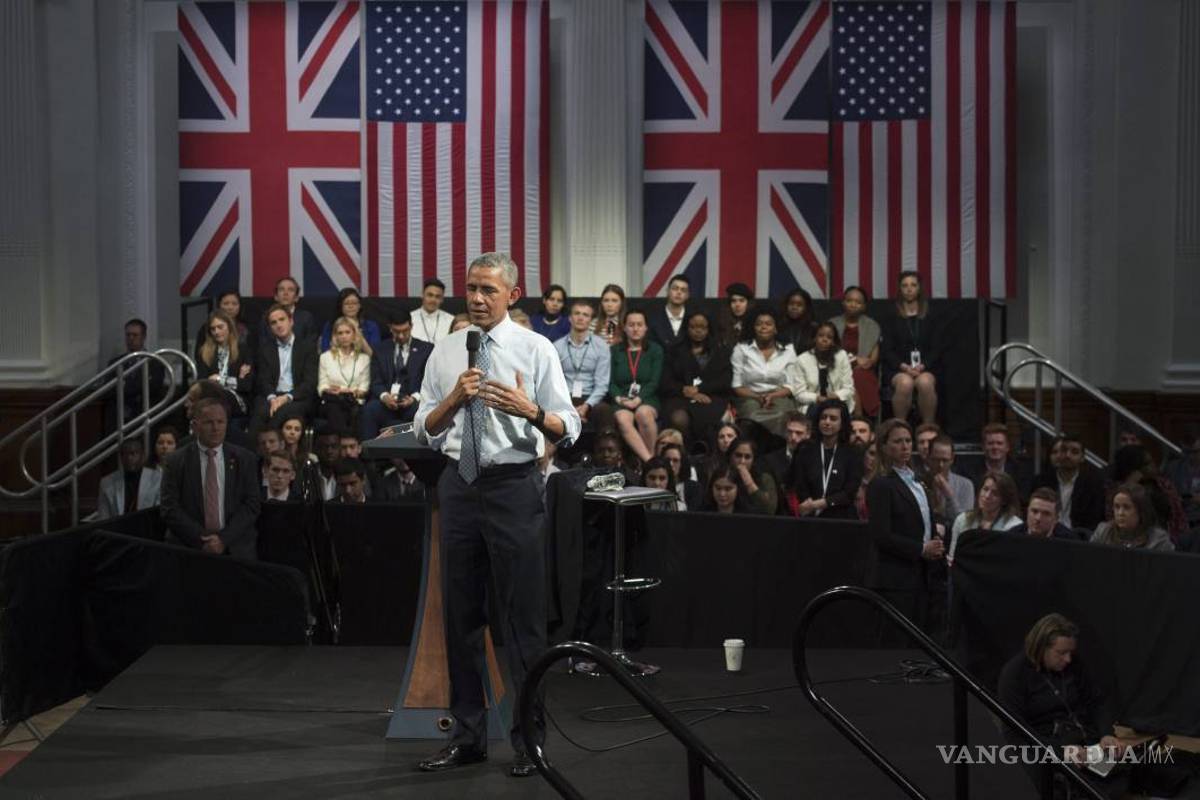 "Rechacen el pesimismo y el cinismo”, dice Obama a joven en Londres