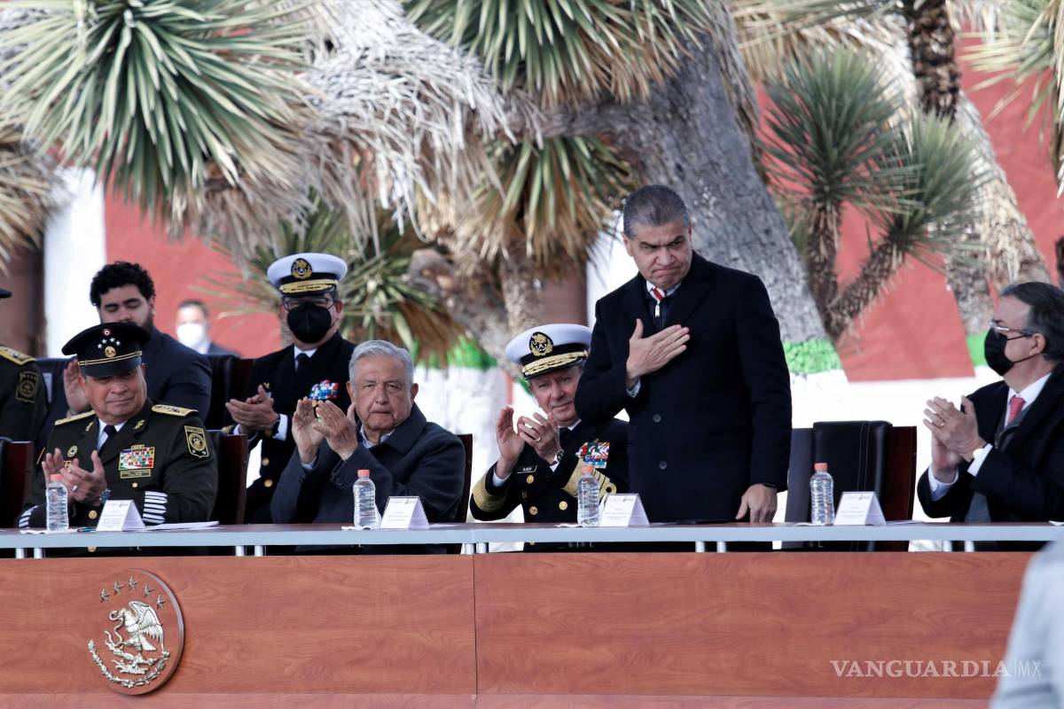 Coahuila: ‘Jamás daré la orden de que se reprima al pueblo’, dice AMLO en Aniversario del Ejército